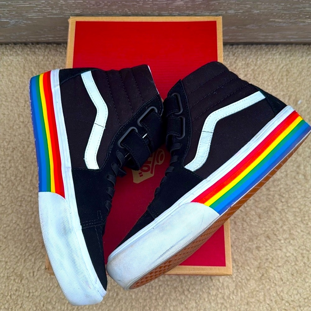 Vans Sk8-Hi V Platform Rainbow - Picture 4 of 5